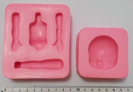MOLDE SILICONE BONECO UNIVERSAL GRANDE