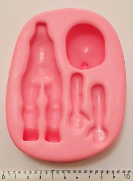 MOLDE SILICONE BONECO UNIVERSAL GRANDE