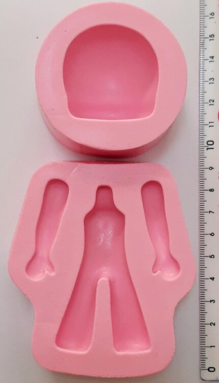 MOLDE SILICONE BONECO UNIVERSAL GRANDE