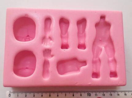 MOLDE SILICONE BONECO UNIVERSAL GRANDE
