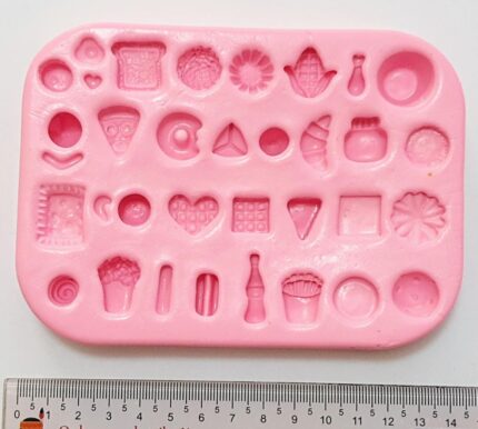 MOLDE SILICONE APLIQUE LAÇO ALIMENTOS