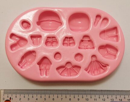 MOLDE SILICONE APLIQUE DE LAÇO DE PRINCESA
