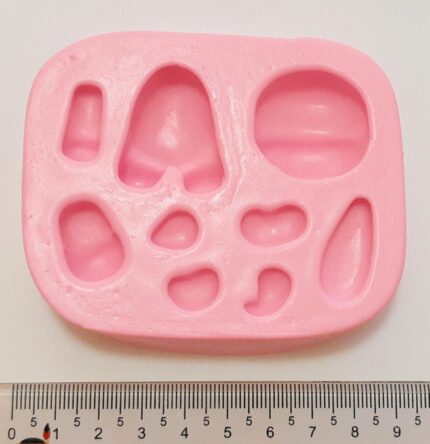 MOLDE SILICONE APLIQUES BONECOS E BONECAS