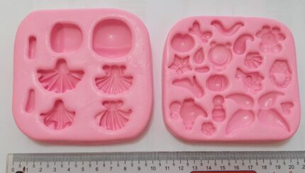 MOLDE SILICONE MODELO REALEZA KIT C/02 MOLDES