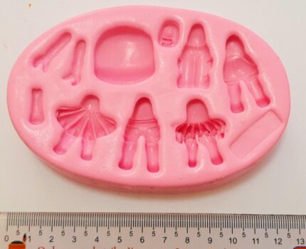 MOLDE SILICONE APLIQUES DE CORPINHOS