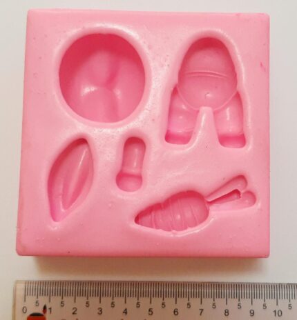MOLDE SILICONE MODELO COELHO ENCANTADO