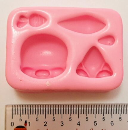 MOLDE SILICONE MODELO MINI COELHO