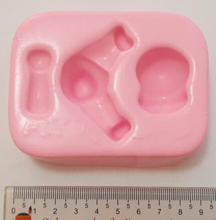 MOLDE SILICONE BONECO SENTADO UNIVERSAL