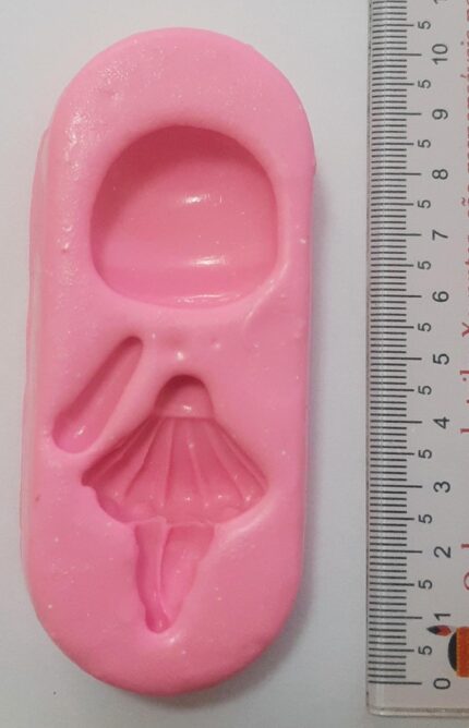 Molde Silicone Aplique Laço Charmosinha