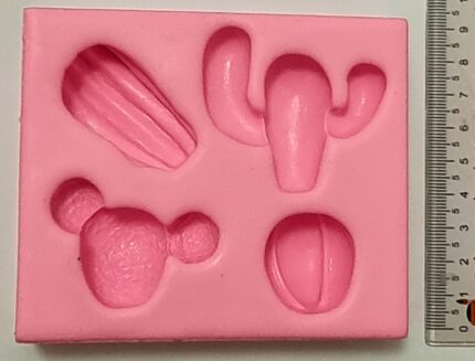 MOLDE SILICONE MODELO CACTUS VARIADOS