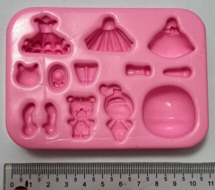 MOLDE SILICONE APLIQUE DE PRINCESA TERNURINHA