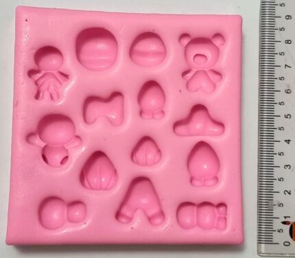 MOLDE SILICONE APLIQUE UNIVERSAL MINI