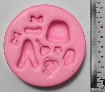 MOLDE SILICONE APLIQUE BONEQUINHAS