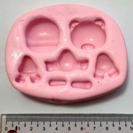 MOLDE SILICONE BONEQUINHOS FOFINHOS