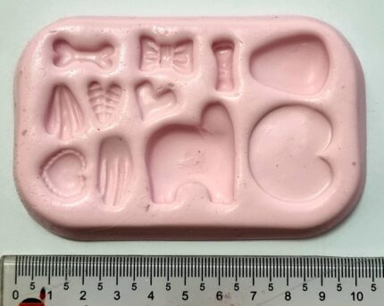 MOLDE SILICONE APLIQUE CORPINHO 2