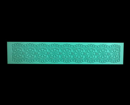 Molde Tapete Renda De Açucar Silicone Dura-flex