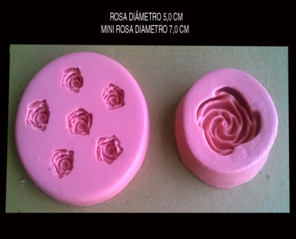 Molde Silicone Para Bolos Kit Rosas
