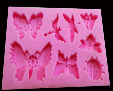 Molde Silicone Modelo Borboletas 3d
