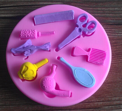 Molde Silicone Modelo Salão Beleza