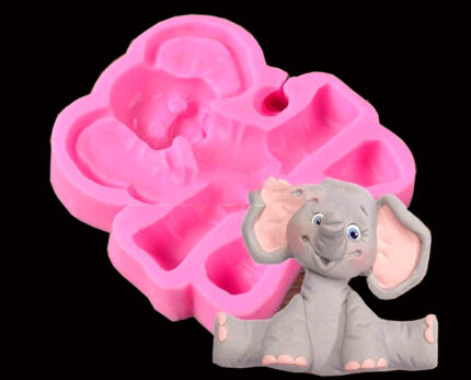 Molde Silicone Modelo Elefante