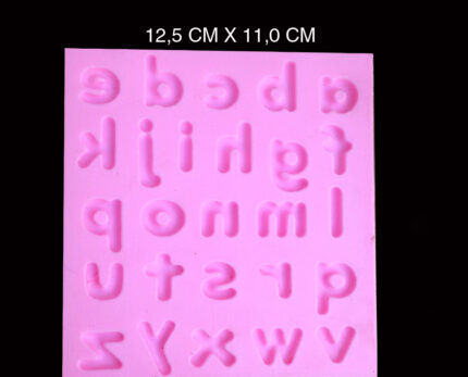 Molde Silicone Alfabeto Letras Minúsculas