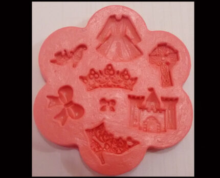 Molde Silicone Modelo Roupa De Princesa