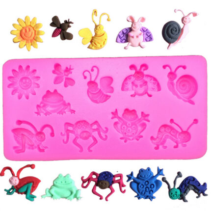 Molde Silicone Modelo Joaninhas