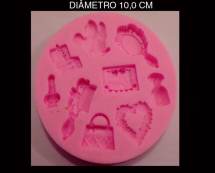 Molde Silicone Modelo Salão Da Minnie