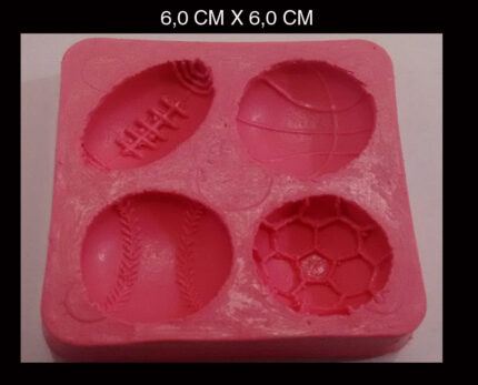Molde Silicone Modelo Bolas