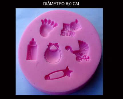 Molde Silicone Modelo Chá De Bebê