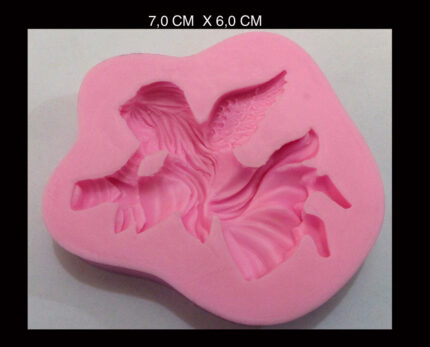 Molde Silicone Modelo Anjo Com Trombeta