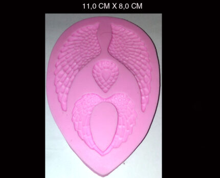 Molde Silicone Modelo Asas De Anjos