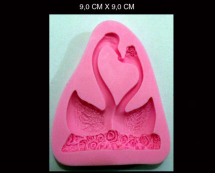 Molde Silicone Modelo Cisne Apaixonado