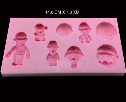 Molde Silicone Modelo Mario Bros