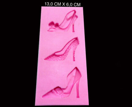 Molde Silicone Modelo Sapatos Femininos