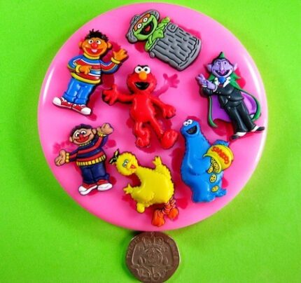 Molde Silicone Modelo Elmo Sesame