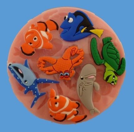 Molde Silicone Nemo E Sua Turma