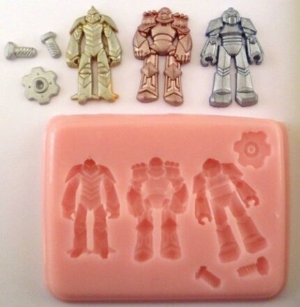 Molde Silicone Robot Transformers