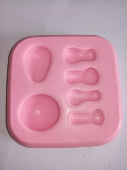 Molde Silicone Mini Topos
