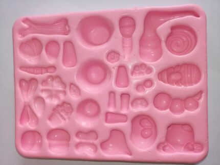 Molde Silicone Jardim Encantado 30 Peças