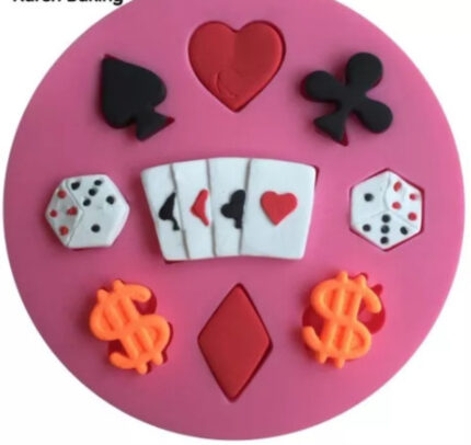 Molde Silicone Cartas De Baralho