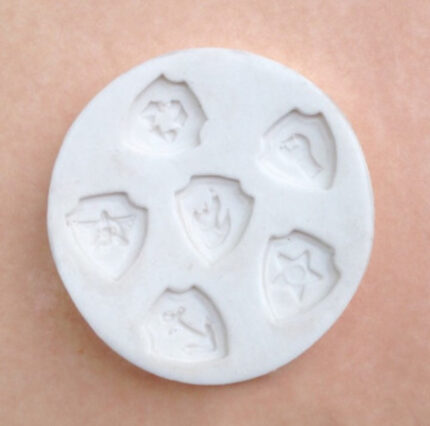 Molde Silicone Patrulha Canina Escudos