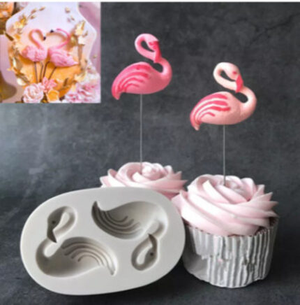 MOLDE SILICONE FLAMINGO