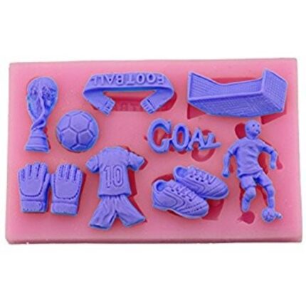 Molde Silicone Tema Futebol