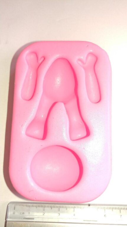 Molde Silicone Modelo Boneco Universal Barrigudo