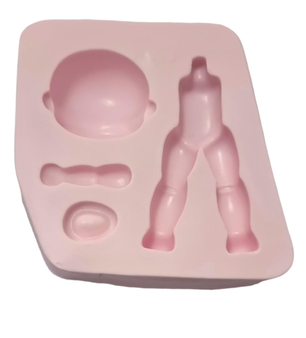 MOLDE SILICONE BONECO UNIVERSAL TOPO GRANDE