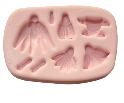 MOLDE SILICONE APLIQUE DE LAÇOS VESTIDOS 1