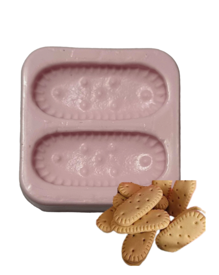 MOLDE SILICONE BISCOITO MARIA MINI