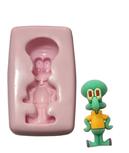 MOLDE SILICONE MODELO LULA MOLUSCO