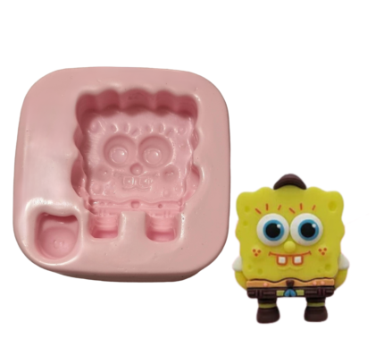 MOLDE SILICONE MODELO BOB ESPONJA